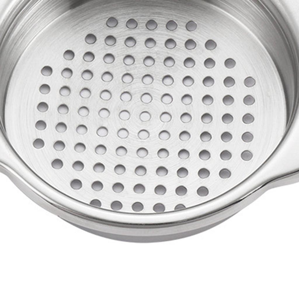 Tunfiskboks Sil Rustfritt Stål Matboks Sil Kjøkken Dørslag for Siling Drenering Skylling