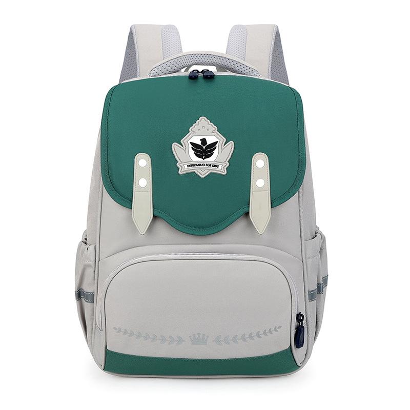 New Schoolbag for Primary School Students Backpack for Boys and Girls with Burden Reduction and Spine Protection