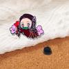 5 Pcs/set Demon Slayer Anime Cosplay Brooches Cute Character Pins Clothing Backpack Lapel Badges Jewelry Accessories Gifts
