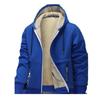 Men's Lamb Wool Hoodie Cardigan - Cross-Season, Thick, Casual, European Fit