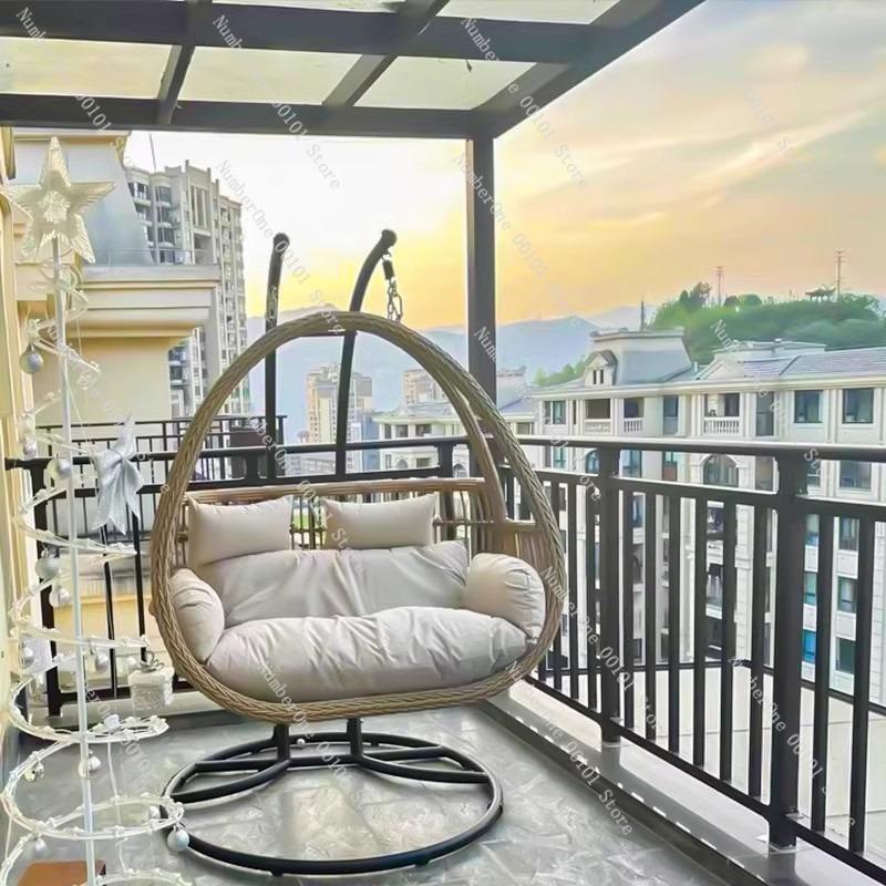 Indoor Swing, Cradle, Hanging Chair, Lazy Home, Balcony Hammock, Bedroom Internet-famous Bird’s Nest Rattan Chair