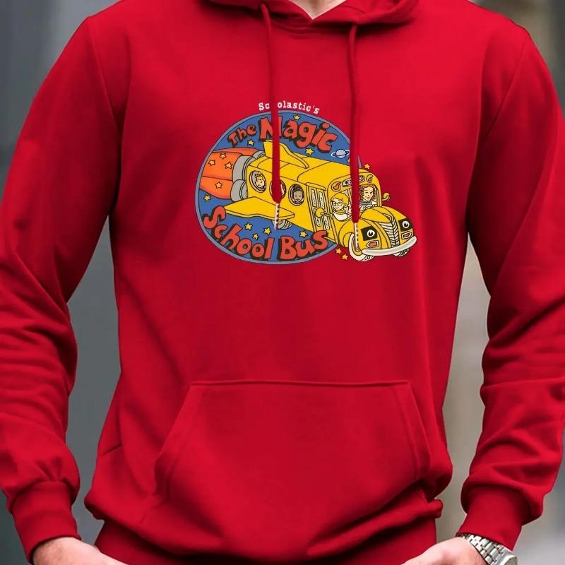 Men's New Trendy Hooded Sweatshirt, Daily Casual Drawstring Sports Hoodie