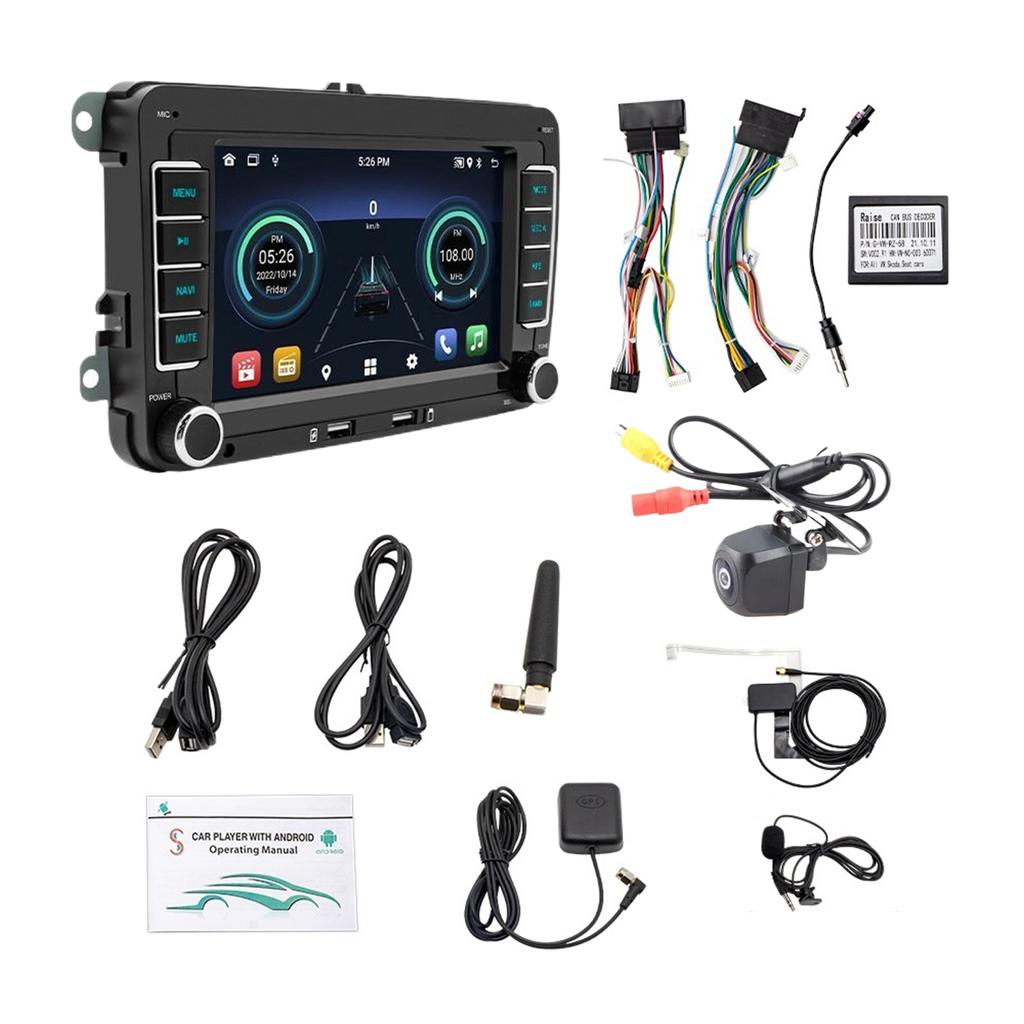 2 Din Car Radio GPS Android Auto Carplay For Volkswagen Golf MK5 MK6 Jetta Passat CC 7" Car Stereo GPS Wifi FM Audio
