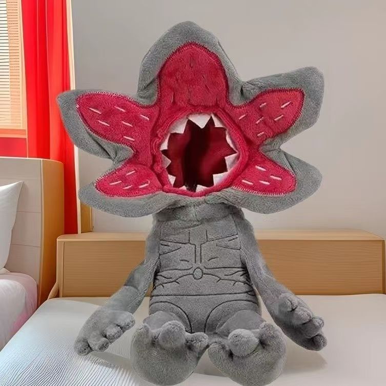 Stranger Things Demogorgon Peluş Oyuncak - Ters Yüz'den Yumuşak Doldurulmuş Canavar Bebek