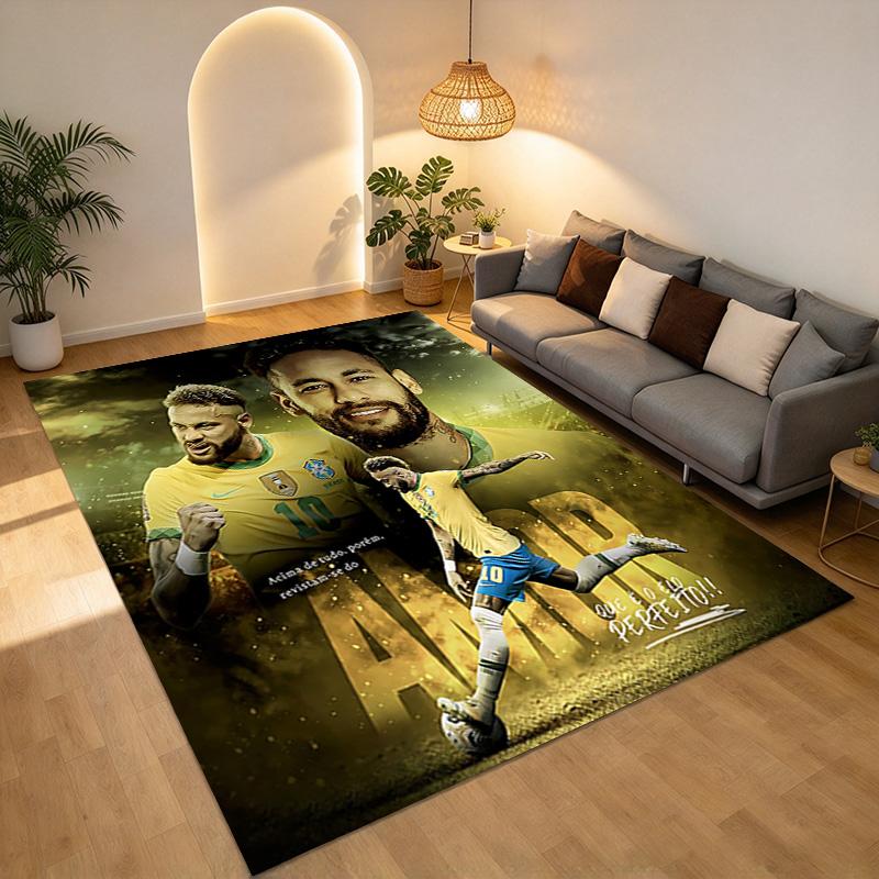 Brazilian Football Living Room Nonslip Area Rug Soft Carpet For Bedroom Game Playroom Sofa Office Home Decor Doormat Christmas Gift C9302813