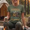 Retro Camping Bear Graphic Tee, Nature Lover Outdoor Adventure Shirt