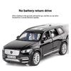1/32 Scale Volvo XC90 SUV Alloy Diecast Model Auto Accessory Sound & Light Series Children's Toy Kids Gift Birthday Present Collection