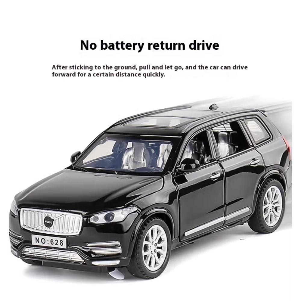 1/32 Scale Volvo XC90 SUV Alloy Diecast Model Auto Accessory Sound & Light Series Children's Toy Kids Gift Birthday Present Collection