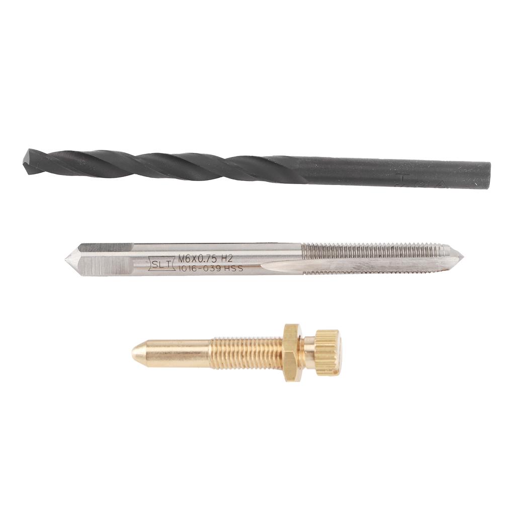 Leerlaufschrauben-Kit Vergaser-Reparaturwerkzeug mit Bohrer und Gewindebohrer für Yamaha Blaster YFS200 1988?2006