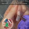10pcs Nail Extension  glass Manicure Extend Form Acrylic Tips 5pcs Nail Art Clamps