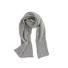 Autumn and winter new solid color mohair scarf men's and women's knitted monochrome thickened scarf shawl