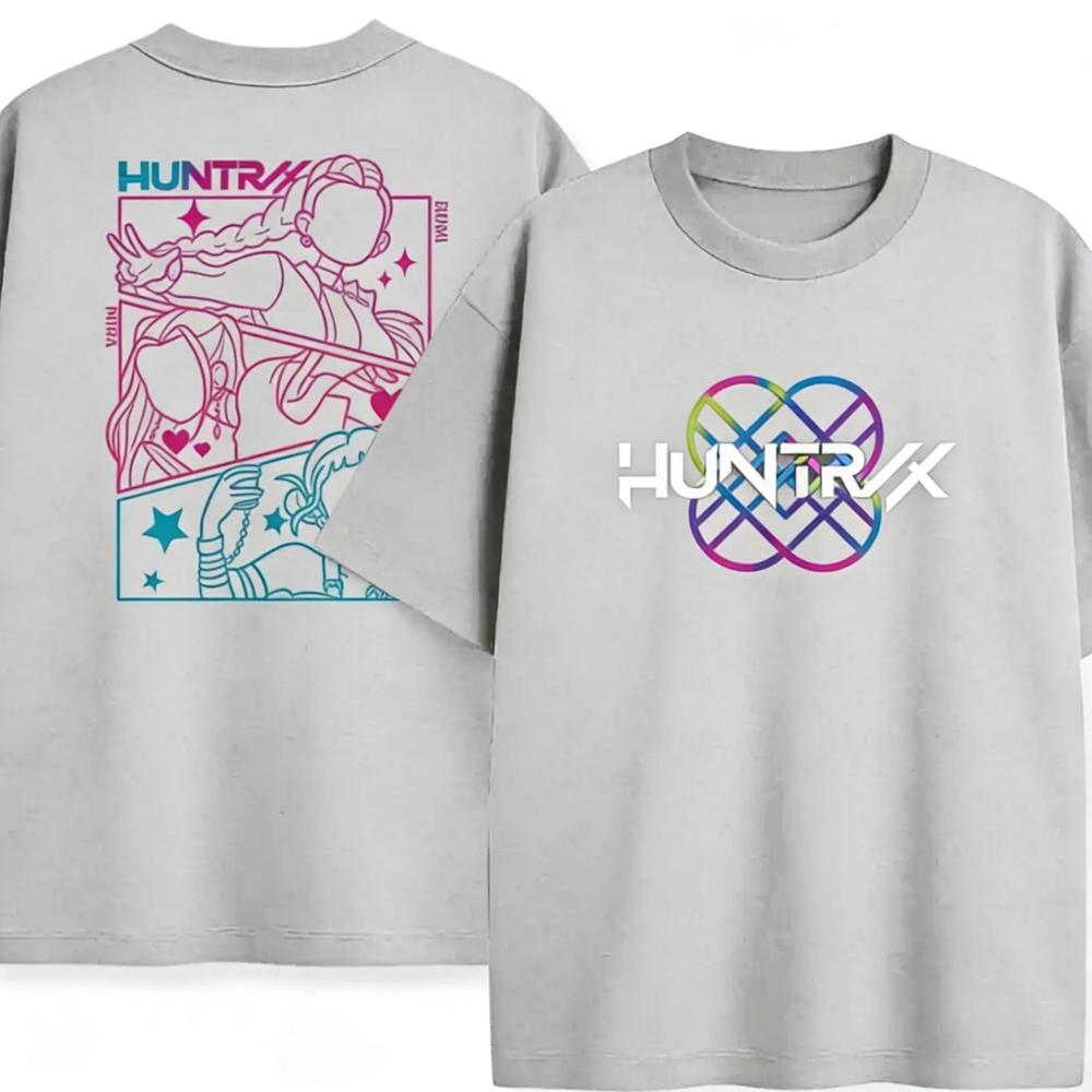 KPop Demon Hunters Graphic T Shirt Men Women Cotton Streetwear Short Sleeve 2026 Summer Mira Rumi Huntrx Print Fashion Tops