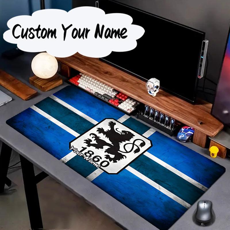 Custom Name Mouse Pad Club Crest Munchen Design Mouse Pad, Gaming Mouse Pad, Keyboard Pad, Desk Decor for Computer Notebook Fan Birthday Gift