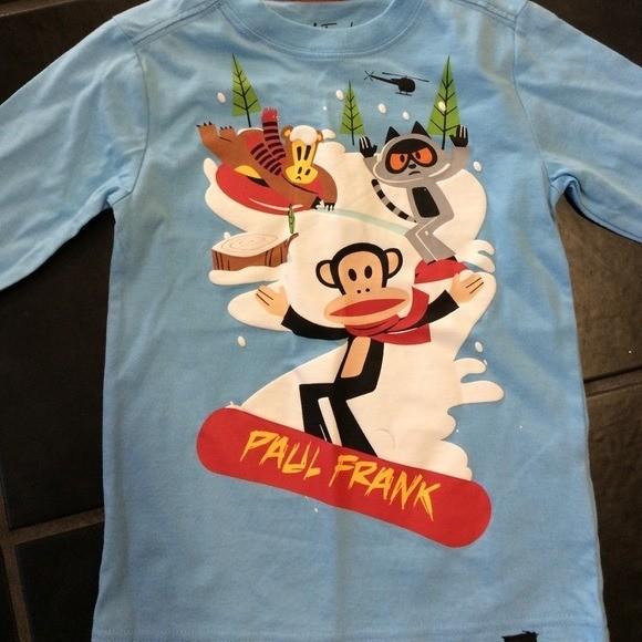 Paul Frank Monkey Skiing Retro Graphic Unisex Tee Gift For Fan S-5XL S