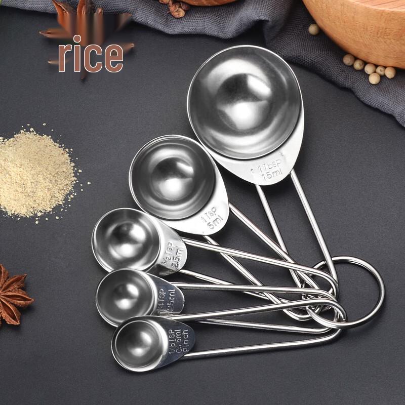 

Набор из 5 мерных ложек из нержавеющей стали