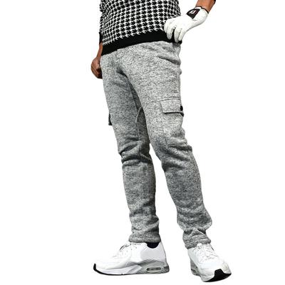 COMON GOLF Cargo Cold Sliver Plus Mix M Men's Pants, Fleece-Lined, Stretch, Weather, Knit, Warm, Fall/Winter, Sizes, CG-NF52202, Gray,