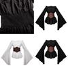 Chemise Longue Pirate Renaissance pour Femme Mangguo Costume Cosplay Vintage