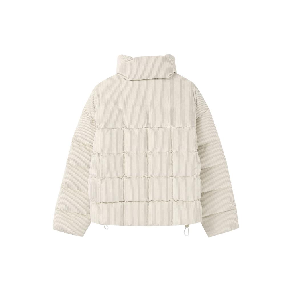 Nike Essentielle Buchstaben Stehkragen Kord Locker Lässig Daunenjacke Damen Jacken Hellrot Holzbraun FD8214-104