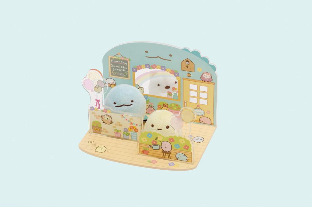 San-X Sumikkogurashi Sumikkogurashi Collection Work Play Series Scene Acrylic Stand Florist FR72601