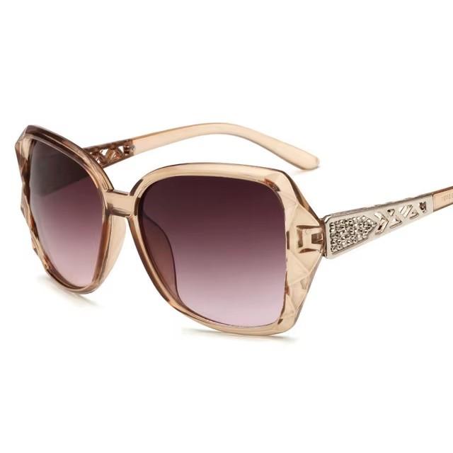 Fashion Square Sunglasses Women Luxury Brand Big Purple Sun Glasses Female Mirror Shades Ladies  Feminino