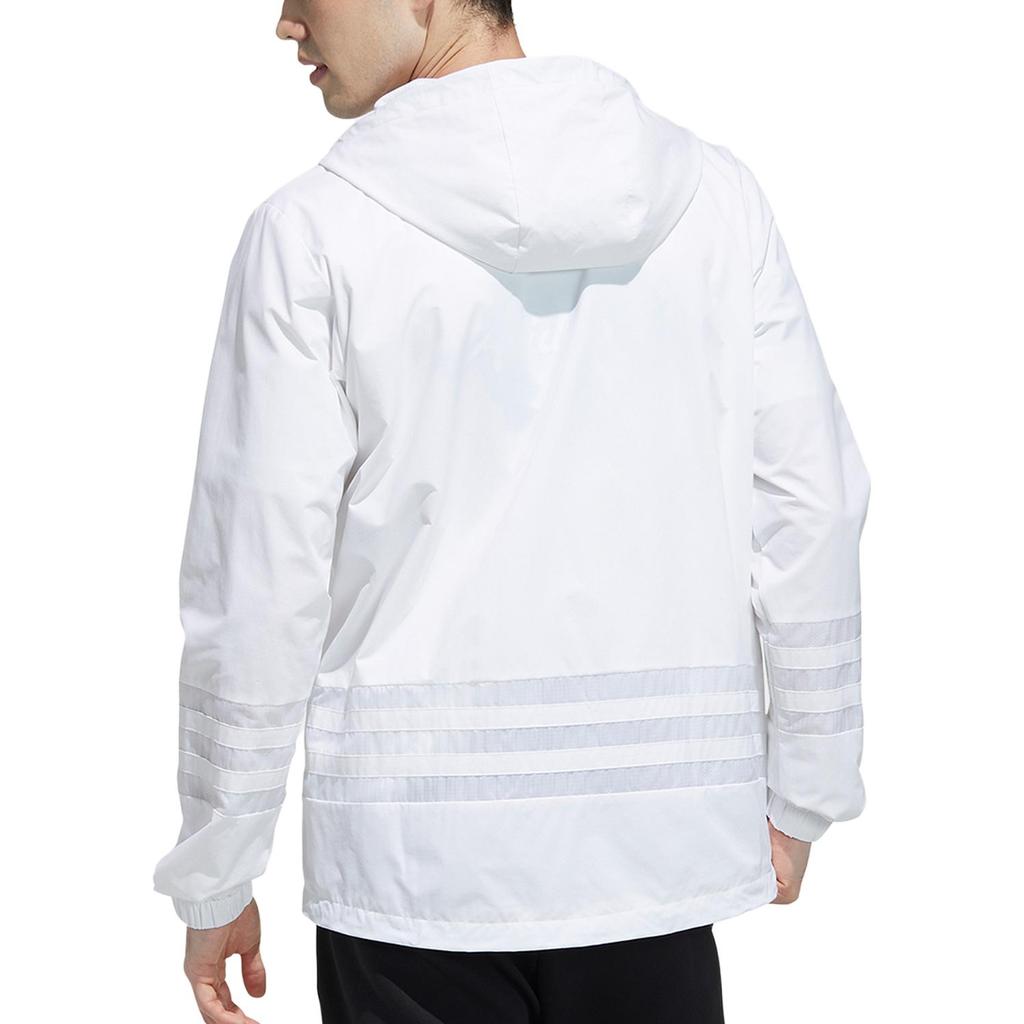 adidas Neo Regular Fit Hooded Zip Jas Heren Jas Wit GR6927