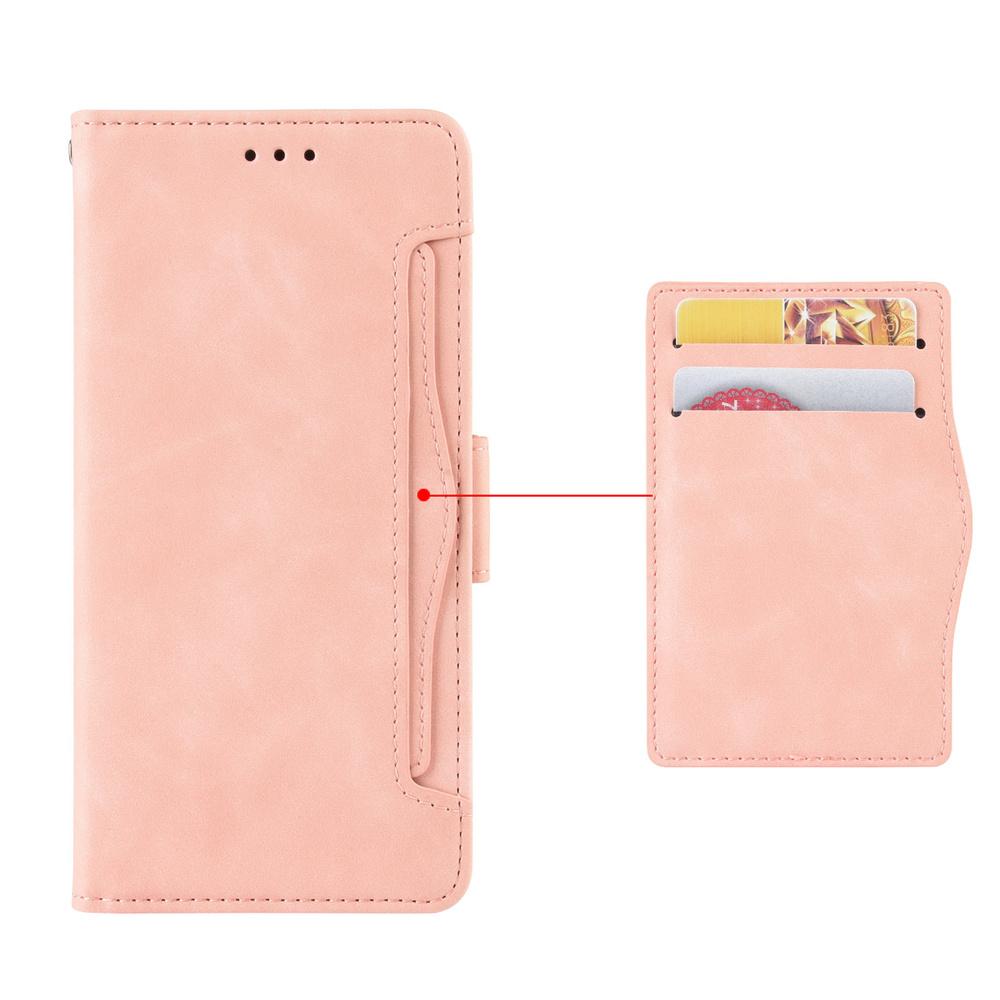 Flip Case for Vivo V70, Card Slot, Pink