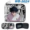 Jujutsu Kaisen Short Wallet Anime Cartoon Leather Bifold Card Holder Coin Purse for Students Men Women