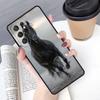 Schöne schwarze Pferd Handyhülle Cover Für Samsung Galaxy S24 S25 Ultra S21 S22 Ultra S10E Note 10 Plus Note 20 FE S23