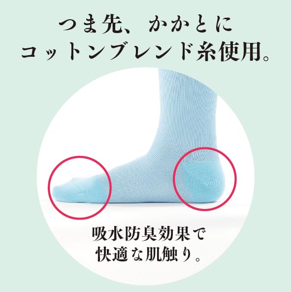 Actcyc LIGHTS Compression Set Made in 11 and Compression Socks Socks, 3-Pair (Small, White), Japan, Colors, Women's Men's