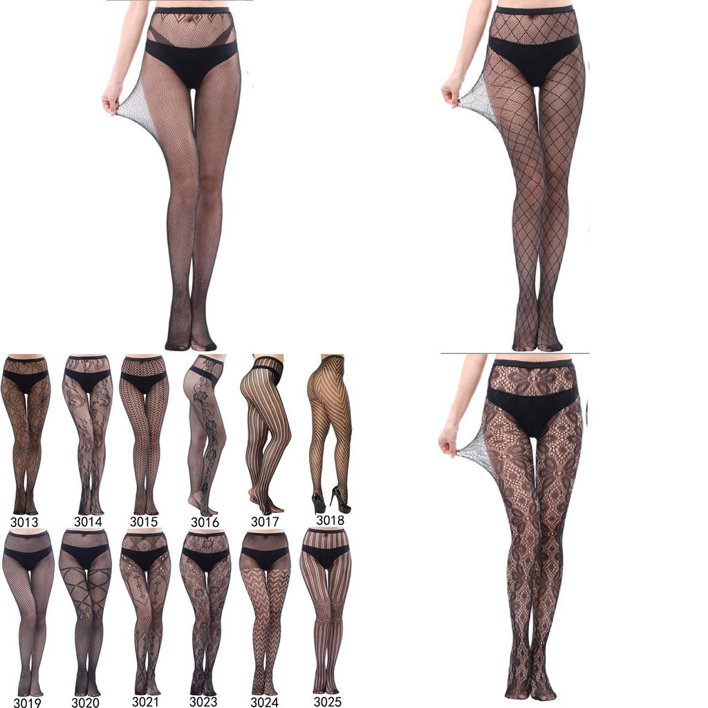 Trendy Fishnet Pantyhose With Tattoo Design For Chic And Youthful Look
