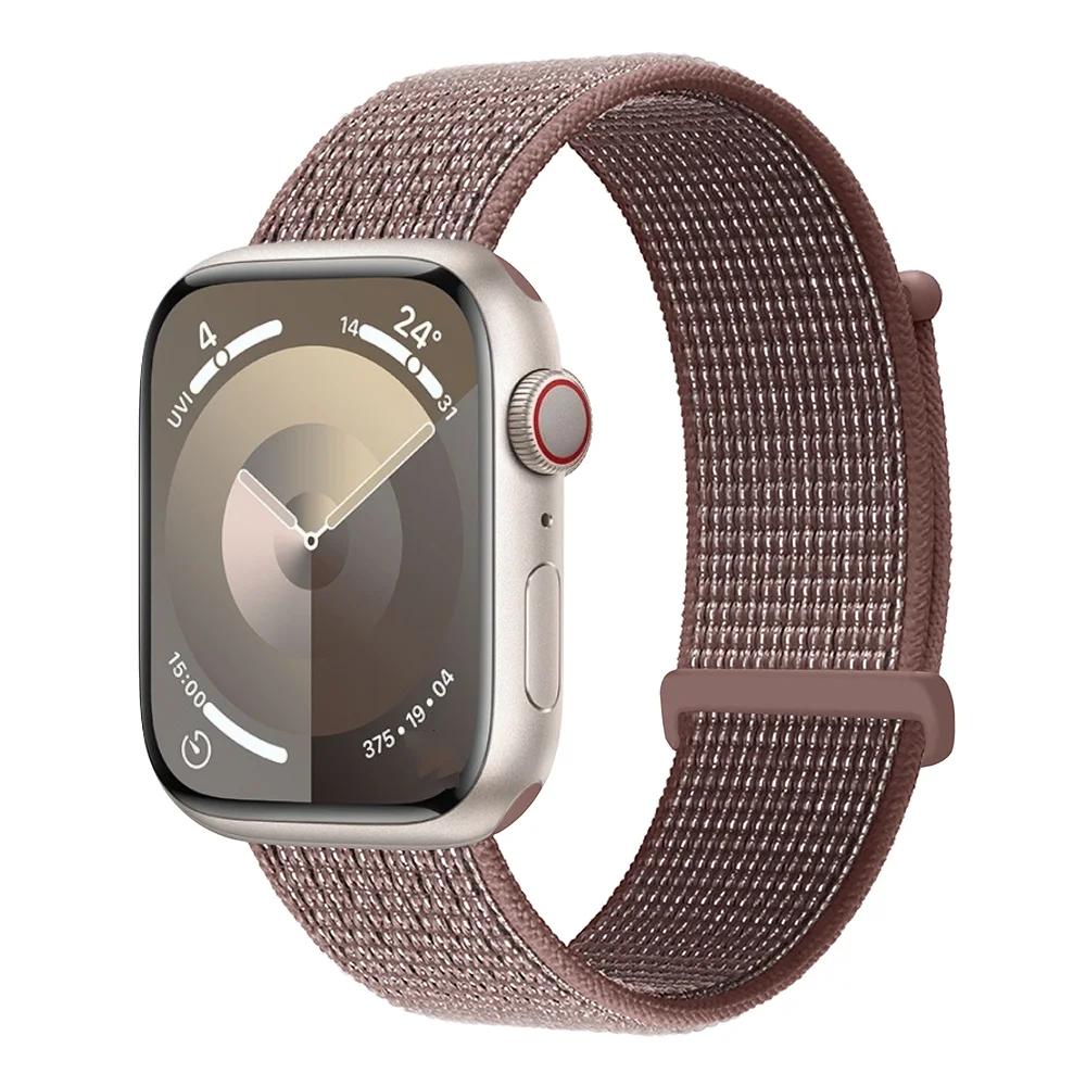 Braided Nylon Loop Strap For Apple Watch 11 10 9 8 7 45mm 41mm 42mm 46mm Ultra 3/2 49mm Comfortable Bracelet iWatch 6 5 SE Belt