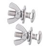 2Pcs 316 Stainless Steel Diving Screws Butterfly Bolts Wing Nuts
