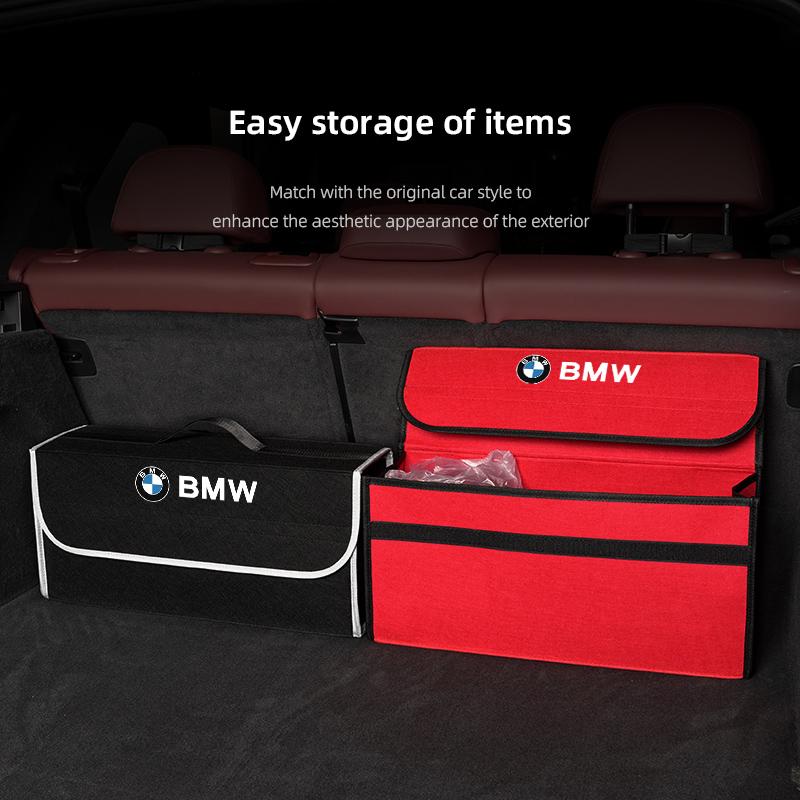 Car Storage Box Organizing Bag Trunk Tools Case Auto Keychain Accessories For BMW X1 X2 X3 X5 X4 X6 X7 iX3 F20 F10 F07 E70 E46 E FH6
