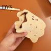 Compact Plush Organizer for School Cookie Shape Stationery Bag, Soft Stuffed Biscuit Pencil Bag Case, Large Capacity Cosmetic Organizer, Office
