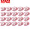 1/20 Pcs Pinces à Drap en Plastique Antidérapantes Pince Support Housse de Lit Couette Boucles Rideau Couverture Épingles à Linge Attaches Clip de Rangement