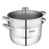 Debo Sophie 28cm Double-Layer 304 Stainless Steel Steamer Pot