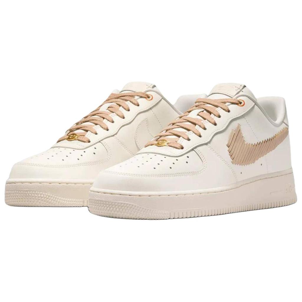 Nike Air Force 1 07 Lv8 Ess Comfortable Fit Support Sneakers Men sneakers White Light-Khaki IR7011-121