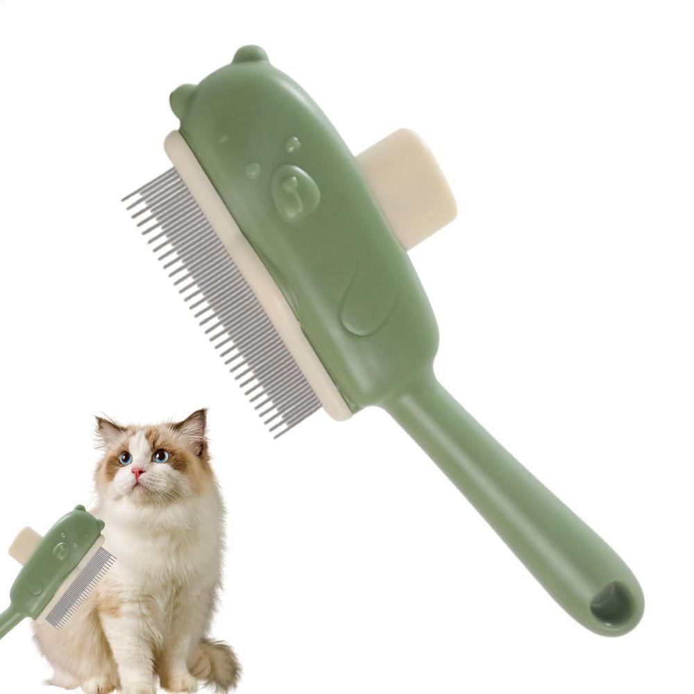 Self Cleaning Dog Comb Massage Dogs Comb Knot Removes Cat Grooming Brush  for Cat and Dog