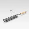 Outdoor Holzgriff Grill Käfig Camping Fleisch und Gemüse Grill Net Rack Picknick Grill Werkzeuge