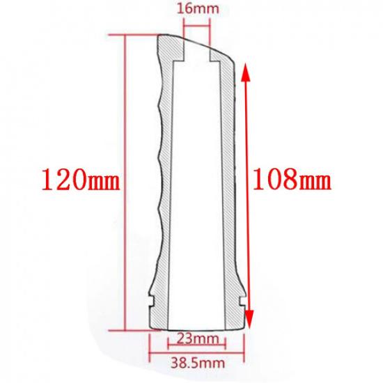 1PC NEW Aluminum Car Handle Hand Brake Sleeve Universal Fitment Cover