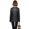 Leather jacket women's winter new imitation sheepskin down cotton clothing short imitation mink collar imitation fur