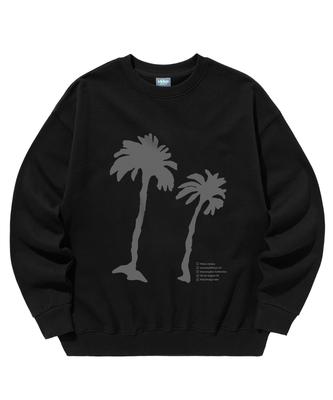 VIDEO JOCKEY Palm Tree Sweatshirt [Black]