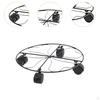 Hollow Heart Pot Caddy Planter Trolley Home with Lockable Wheels Rolling Plant Stand for Living Room