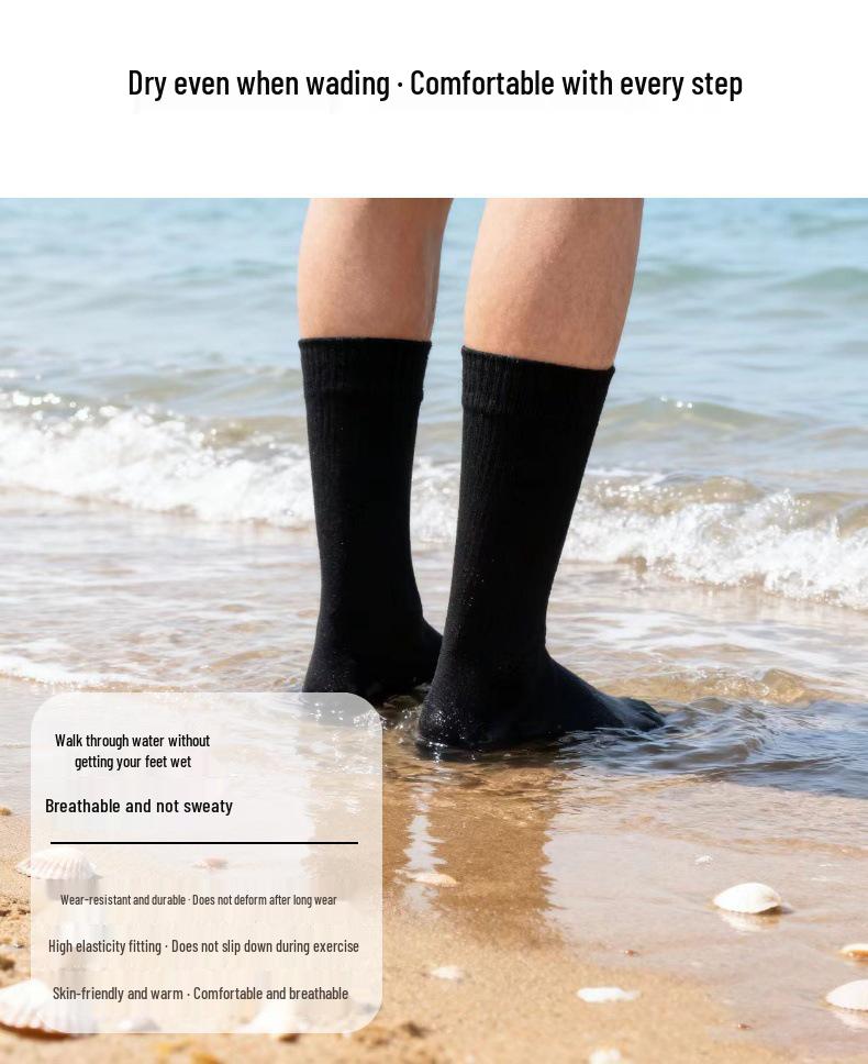 Waterproof Breathable Windproof Comfortable Warm Sweat-Wicking Outdoor Adventure Socks