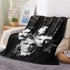 1PC Classic rock bands Print FlAannel Blanket, High quality Comfortable for All Seasons, Home Decor, Warmth and Comfort
