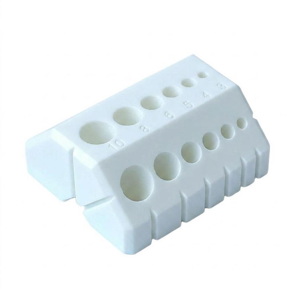 

Portable 45° 90° Drill Guide Plastic for Multiple Hole Sizes Angle Drilling Guide with Numerical Scale Angle Drill Jig білий
