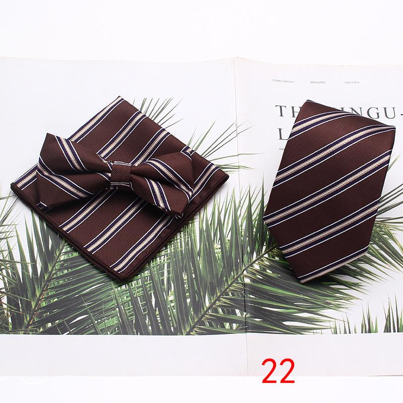 

Полиэстеровый шелковый галстук-бабочка, квадратный платок, костюм-тройка, аксессуары, ретро мужской набор галстуков