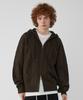 UNTAPPED STUDIO Oversized 2-Way Aran Cable Knit Zip-Up Hoodie 5 Colors