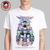 Babymetal Welttournee 2026 UK und EU Merch Poster Zeitplan Daten Kunst von Peach MoMoKo T-Shirt