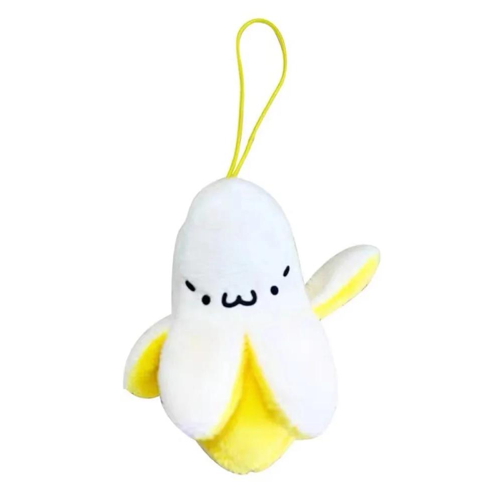 

Creative Plush Banana Keychain Cute Small Fruit Doll Pendant Keyring For Girls Bag Ornaments Student Book Accessories Gifts